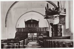 Uithuizen, Interieur Ned. Herv. Kerk - (Groningen, Nederland/Holland) - Kansel, Orgel, Kerkbanken - Uithuizen