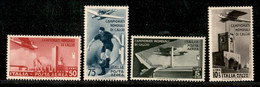 Regno - Vittorio Emanuele III - 1934 - Mondiali Di Calcio Posta Aerea (A69/A72) - Serie Completa - Gomma Originale - Other & Unclassified