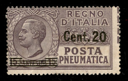 Regno - Vittorio Emanuele III - Posta Pneumatica - 1925 - 20 Cent Su 15 (6 - Posta Pneumatica) Con Dentellatura Vertical - Other & Unclassified