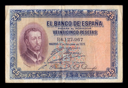 España Spain 25 Pesetas San Francisco Xavier 1926 Pick 71 T.967 MBC VF - 1-2-5-25 Pesetas