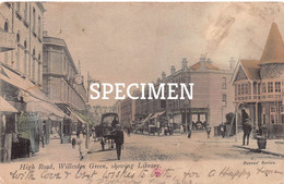 High Road Willesden Green Showing Library - London - River Thames
