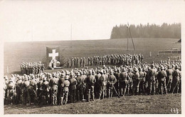Militaria  - Schweiz Armee - Armée Suisse -  Messe En Campagne Culte Soldats - Other & Unclassified