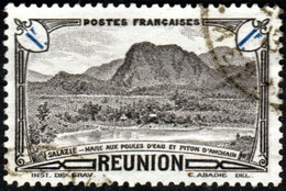 Réunion Obl. N° 248 - Vue -> Salazie, Mare Aux Poules D'eau Et Piton D'Auchain 1f Noir Et Bleu - Oblitérés