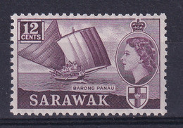 Sarawak: 1955/59   QE II - Pictorial   SG194     12c      MH - Sarawak (...-1963)