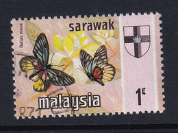 Sarawak: 1971   Butterflies  SG219    1c     Used - Sarawak (...-1963)