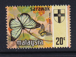 Sarawak: 1971   Butterflies  SG225    20c     Used - Sarawak (...-1963)