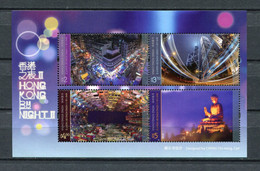 Hong Kong - Block Nr. 336 - "Hong Kong Bei Nacht (II)" ** / MNH (aus Dem Jahr 2018) - Blocks & Kleinbögen