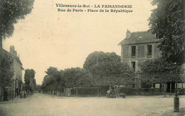 Villeneuve Le Roi * LA FAISANDERIE , Rue De Paris , Place De La République * Automobile Ancienne * Faisanderie - Villeneuve Le Roi