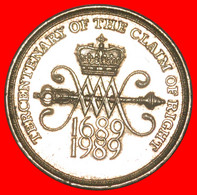 * CLAIM: GREAT BRITAIN ★ 2 POUNDS 1689-1989 UNCOMMON! LOW START ★ NO RESERVE! - Maundy Sets & Gedenkmünzen
