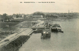 Argenteuil * 1909 * Les Bords De La Seine * Péniches Batellerie Barge Chaland Péniche - Argenteuil