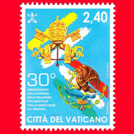 Nuovo - MNH - VATICANO - 2022 - 30 Anni Ripresa Delle Relazioni Diplomatiche Tra Santa Sede E Messico – 2.40 - Unused Stamps