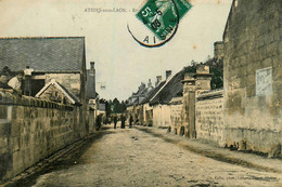 Athies Sous Laon * Rue ... * Village Villageois * 1908 - Other & Unclassified