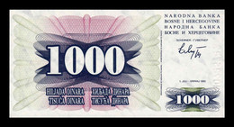 Bosnia Herzegovina 1000 Dinara 1992 Pick 15 SC UNC - Bosnië En Herzegovina