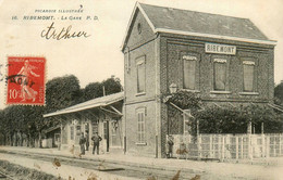 Ribemont * La Gare * Ligne Chemin De Fer Aisne - Sonstige & Ohne Zuordnung