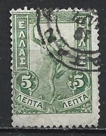 Grecia, 1901 - 5l Hermes, Type II - Nr.168b Usato° - Gebruikt