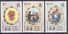 Hong Kong 1981 Set Of Stamps To Celebrate The Wedding Of Charles And Diana In Unmounted Mint. - Nuovi