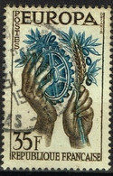 FR VAR 62 - FRANCE N° 1123 Obl. Variété Légendes Défectueuses - Usati