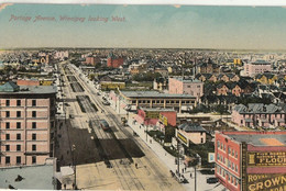 Portage Avenue, Winnipeg, Manitoba, Looking West - Winnipeg