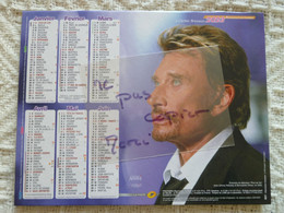 Calendrier Cartier Bresson  2023 JOHNNY HALLYDAY  Yves RENIER Commissaire Moulin  POSTE Facteur Département SARTHE - Grand Format : 2001-...