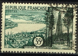 FR VAR 62 - FRANCE N° 1118 Obl. Variété Cadre Inférieur Effacé - Usati