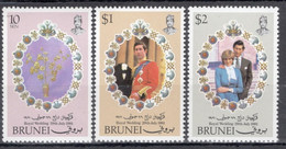 Brunei 1981 Set Of Stamps To Celebrate The Wedding Of Charles And Diana In Unmounted Mint. - Brunei (...-1984)