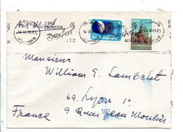 FINLANDE AFFRANCHISSEMENT COMPOSE SUR LETTRE POUR LA FRANCE 1970 - Storia Postale