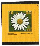 Estonia 2007 . Flower (Oxeye Daisy). 1v; 0.30, S/adh.  Michel  # 574 - Estland
