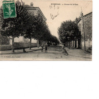 01 OYONNAX  Avenue De La Gare 1918 - Oyonnax