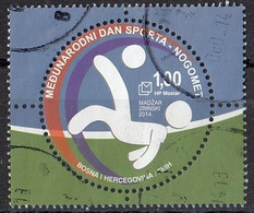 BOSNIA AND HERZEGOVINA Croatian Post Mostar 390,used,football - Used Stamps