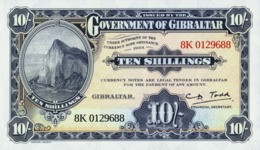 Gibraltar 10 Shillings 1934 (2018), UNC, P-W41a, GI 112a - Gibraltar