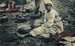 AFRICA. SIERRA LEONA. SIERRA LEONE - FREETOWN. - ONION SELLER. - Sierra Leone