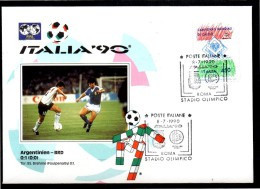 ITALIE   FDC ( Argentine  Allemagne ) Cup 1990     Football  Soccer  Fussball - 1990 – Italie