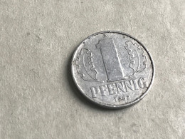 Münze Münzen Umlaufmünze Deutschland DDR 1 Pfennig 1962 - 1 Pfennig