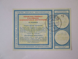 FRG 60 Pfennig IRC-International Reply Coupon 1971,see Pictures - Sonstige & Ohne Zuordnung