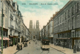 Orléans * La Rue Jeanne D'arc * Tram Tramway * Commerces Magasins - Orleans