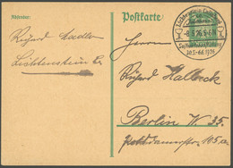 SST 1919-1932 LIECHTENSTEIN CALLNBERG - 40. Jubiläums-Gastwirtschaftsausstellung, 8.5.1926, 5 Pf. Adler Ganzsachenkarte, - Covers & Documents