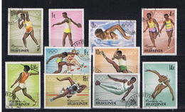 Burundi 1964: Michel 125-134 Used, Gestempelt - Used Stamps