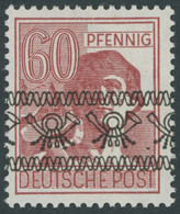 AMERIK. U. BRITISCHE ZONE 49Ia **, 1948, 60 Pf. Braunkarmin Bandaufdruck, Postfrisch, Pracht, Gepr. Schlegel, Mi. 110.- - Other & Unclassified