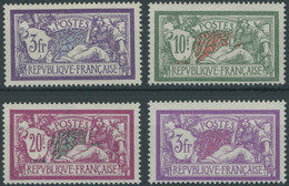 FRANKREICH 181-83,222 *, 1925/7, Allegorie, Erstfalzrest, 3 Prachtwerte - Other & Unclassified