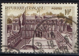 FR VAR 63 - FRANCE N° 1126 Obl. Variété Cadre Inférieur Interrompu - Usados