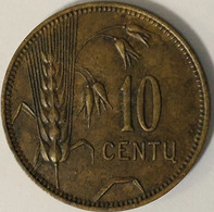 Lithuania - 10 Centas 1925, KM# 73 (#1490) - Lithuania