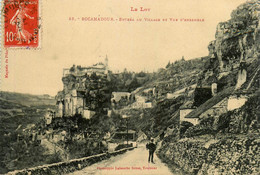 Rocamadour * Route De L'entrée Du Village Et Vue D'ensemble - Rocamadour