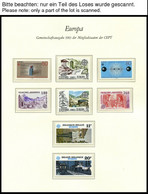 EUROPA UNION **, 1983, Werke Des Menschlichen Geistes, Kompletter Jahrgang Mit Kleinbogensatz Guernsey Und Jersey, Prach - Sammlungen