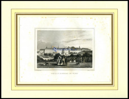 WIEN: Die K.K. Hofburg, Stahlstich Von Hoffmeister/Poppel, 1840 - Lithographien