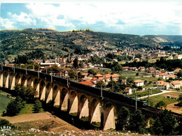 Souillac * Vue Générale Et Le Grand Viaduc * Passage Du Train * Ligne Chemin De Fer - Souillac