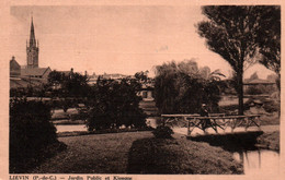 CPA - LIÉVIN - Jardin Public Et Kiosque - Edition Delépine - Lievin