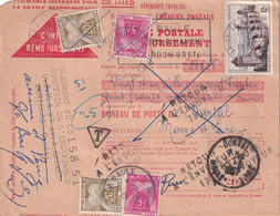 France Taxe Sur Document - 1859-1959 Cartas & Documentos