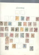 LUXEMBOURG Petite Collection Trés Propre Des Origines à 1985 */Obl. Classiques à étudier - Colecciones