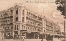 CPA INDE - The Grand Hotel - Calcutta - Animé - India