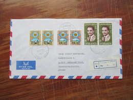 Asien 1976 Air Mail Registered Letter U. Of Jordan Nach Neuaigen Österreich / Absender Uni Of Jordan Amman - Jordan